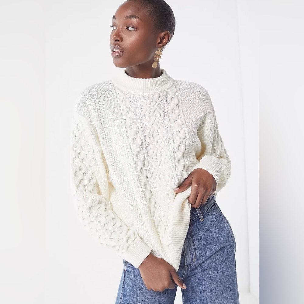 UO Austin Cable Knit Pullover Jumper